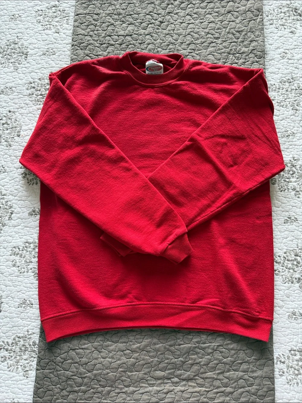 Premier Red Crewneck Sweatshirt
